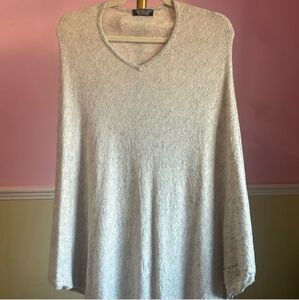 Cashmere Long Poncho